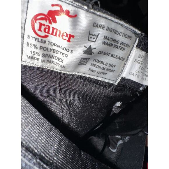 CRAMER 5-Pad Padded Football Protection w/ Girdle Cup Pocket H1BKYM YOUTH MEDIUM - Picture 4 of 9